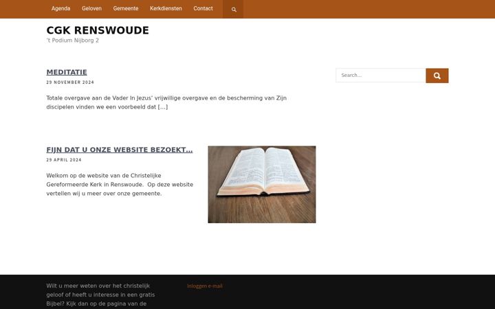 Ekrano kopija cgkrenswoude.nl