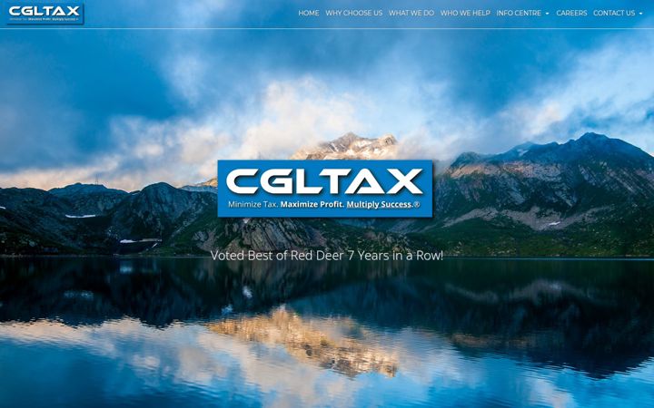 Skjámynd af cgltax.ca