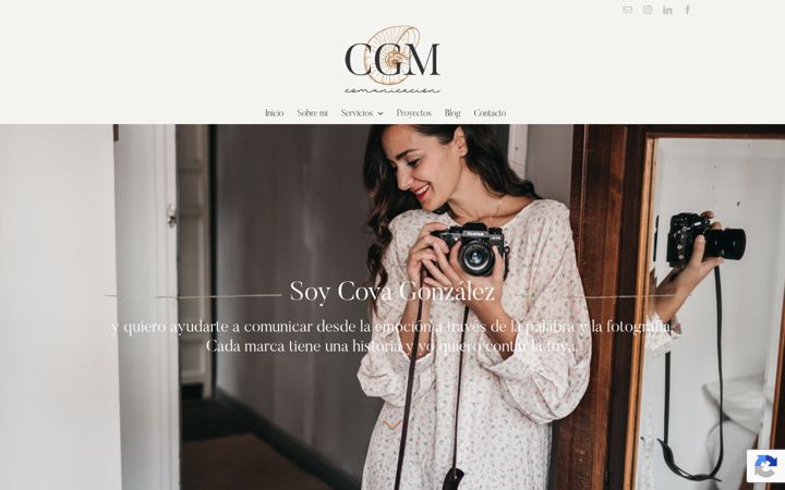 Screenshot of cgmcomunicacion.com