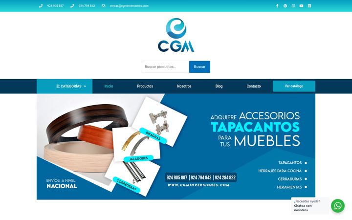 Screenshot of cgminversiones.com