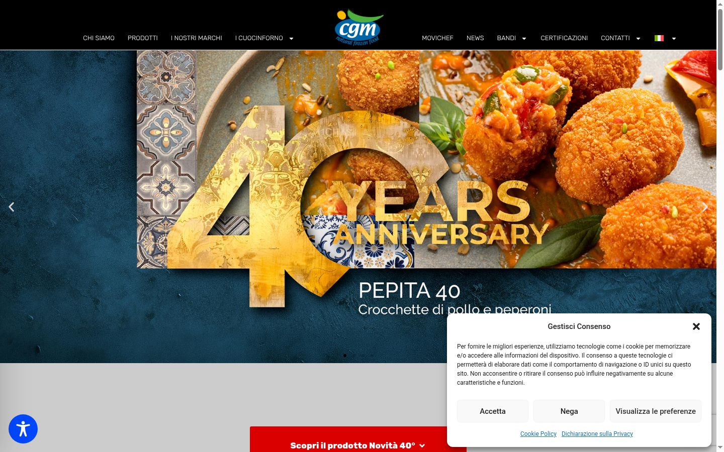 Sutikimo reklamjuostės, rodytos prieš bet kokią sąveiką, ekrano kopija