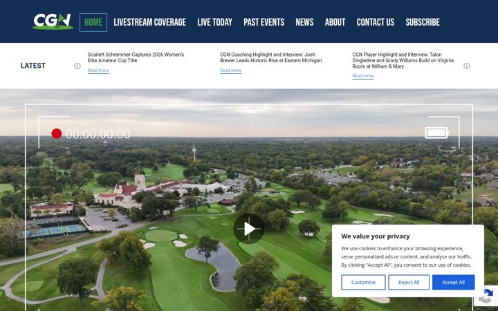 Screenshot of cgnplus.com