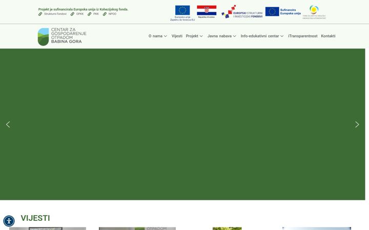 Screenshot van cgoka.hr
