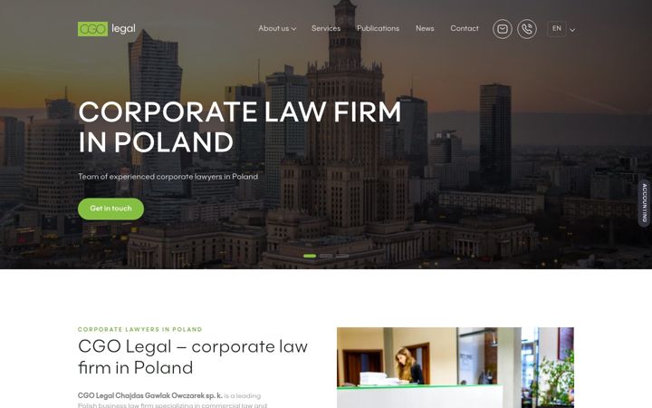 Screenshot of cgolegal.com
