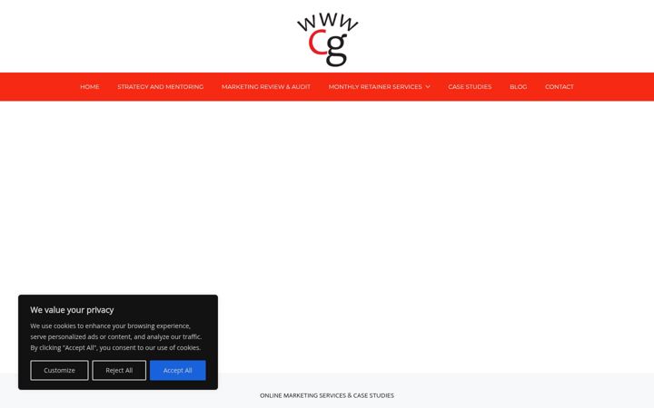 Screenshot of cgomarketing.com