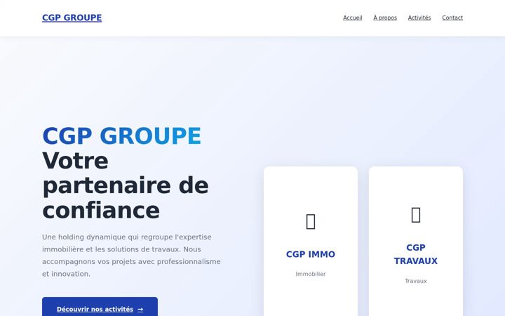 Screenshot of cgpgroupe.com