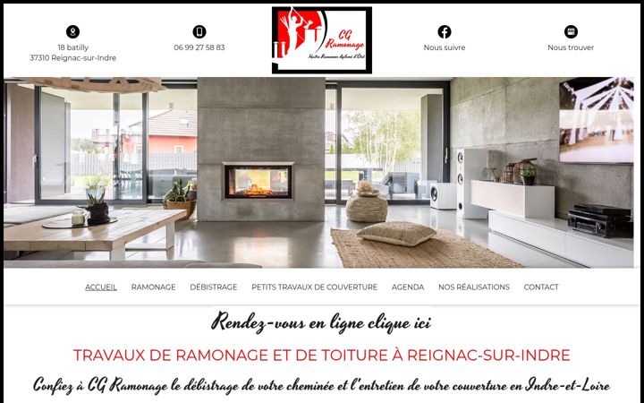 Screenshot di cgramonage.fr