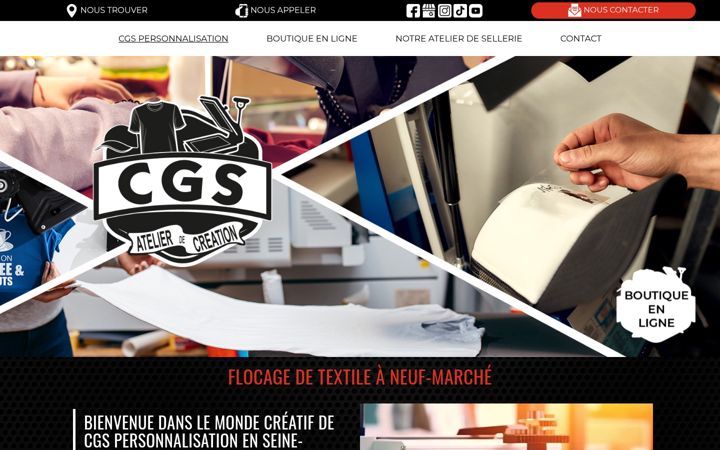 Screenshot di cgs-personnalisation.fr