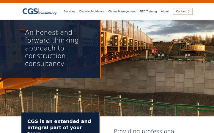 Screenshot ta' cgs-services.co.uk