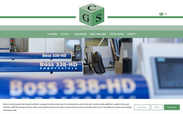 Screenshot of cgs-srl.it
