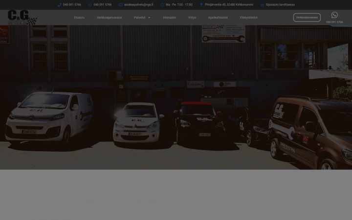 Screenshot di cgs.fi