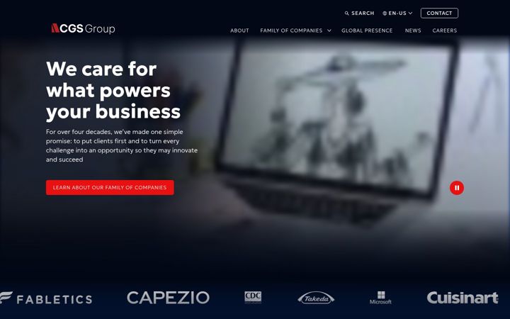 Captura de pantalla de cgsinc.com