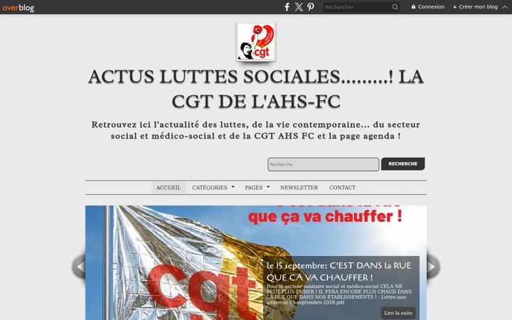 Captură de ecran a cgt-ahsfc.org