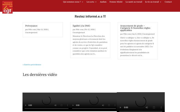 Screenshot di cgt-lenord.fr