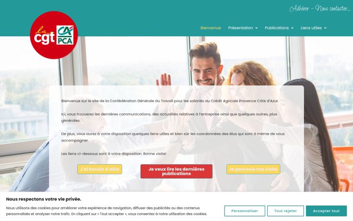 Screenshot di cgtcapca.fr