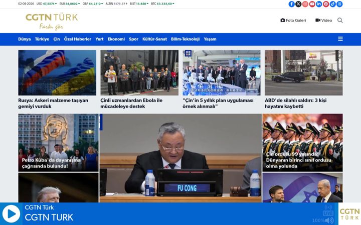 Screenshot of cgtnturk.com