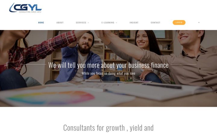 Screenshot ta' cgyl.co.uk