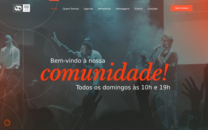 Snímek obrazovky cgzonasul.com.br