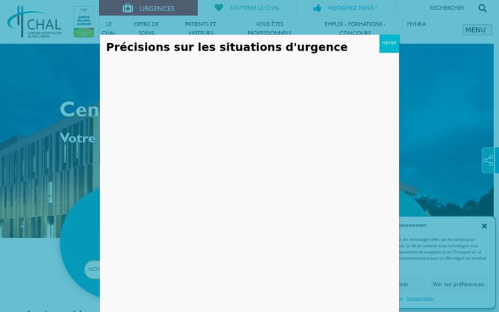 Screenshot di ch-alpes-leman.fr