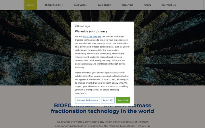 Screenshot of ch-bioforce.com