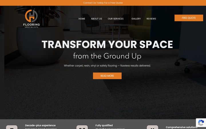 Screenshot ta' ch-flooring.co.uk