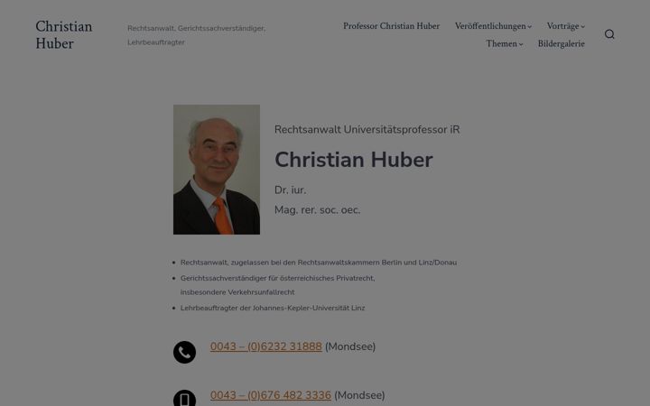 Snímek obrazovky ch-huber.eu