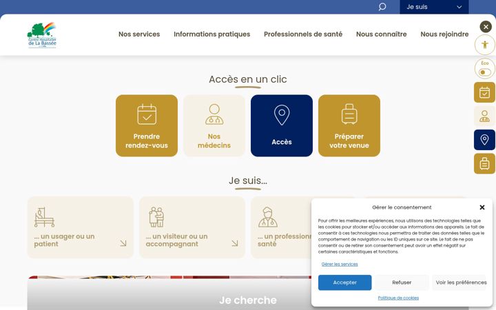 Screenshot di ch-labassee.fr