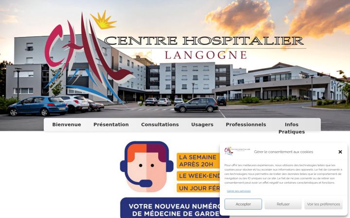 Screenshot di ch-langogne.fr