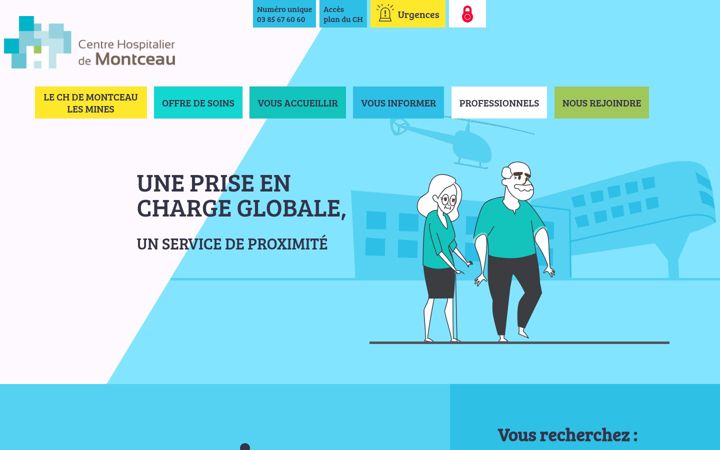 Screenshot di ch-montceau71.fr
