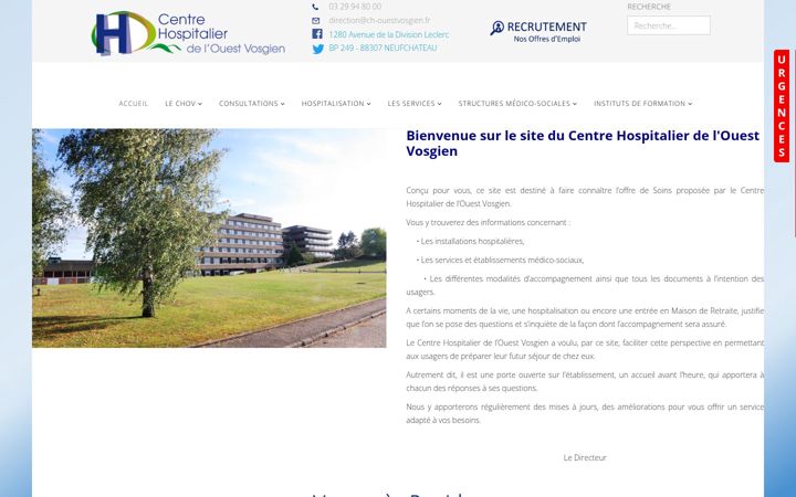 Screenshot von ch-ouestvosgien.fr
