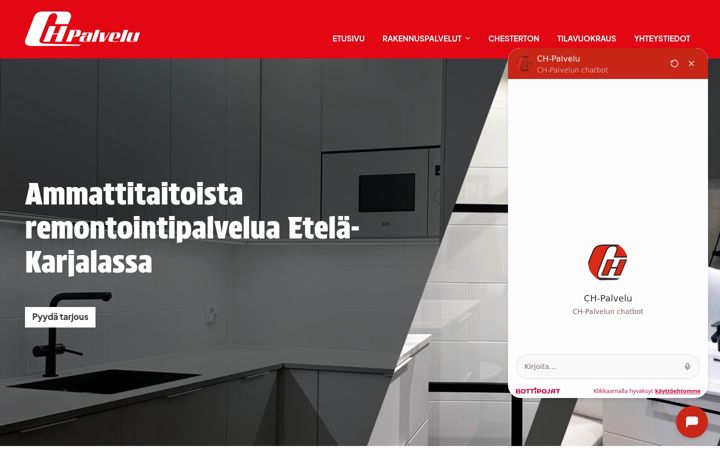 Screenshot di ch-palvelu.fi