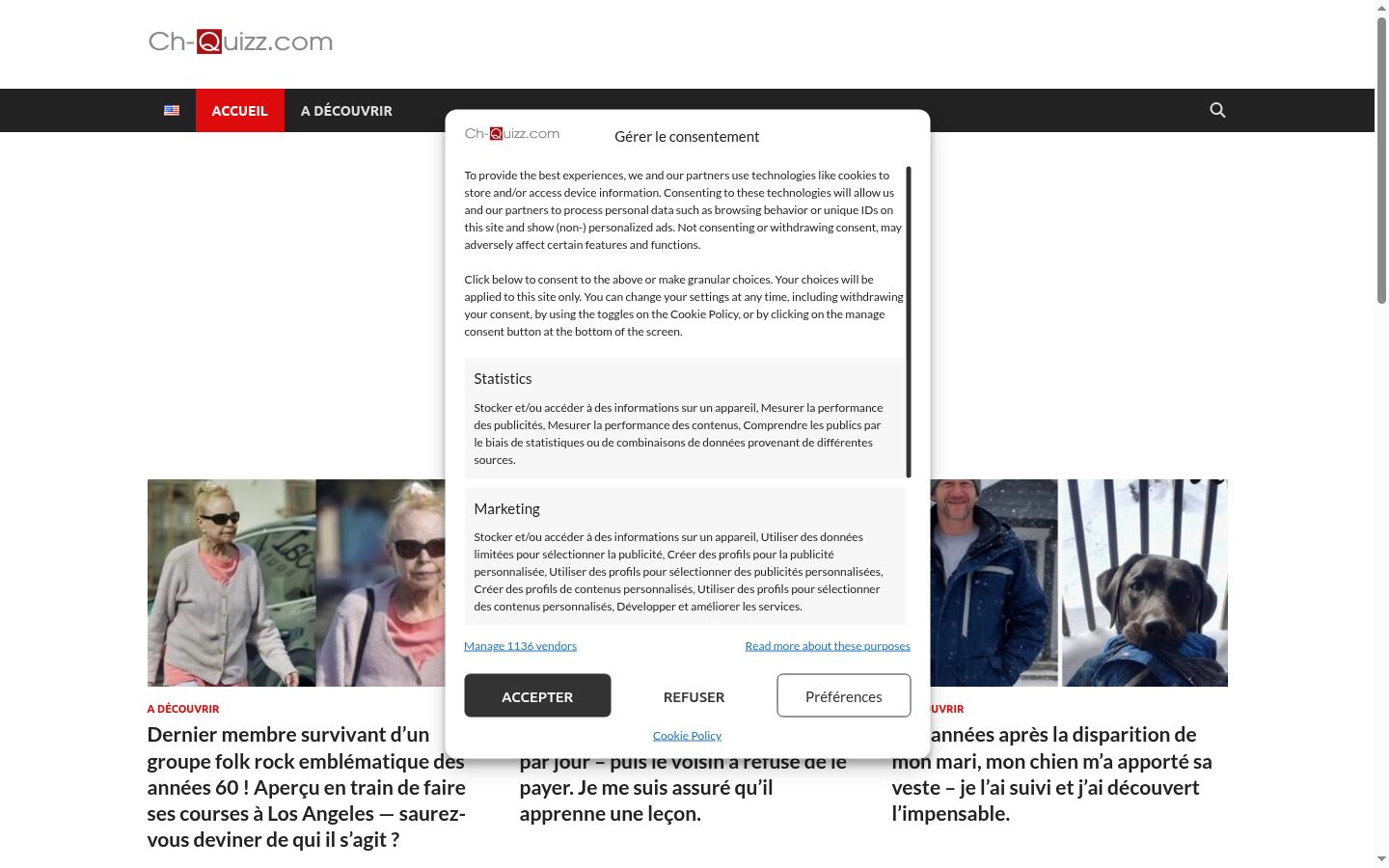 Sutikimo reklamjuostės, rodytos prieš bet kokią sąveiką, ekrano kopija