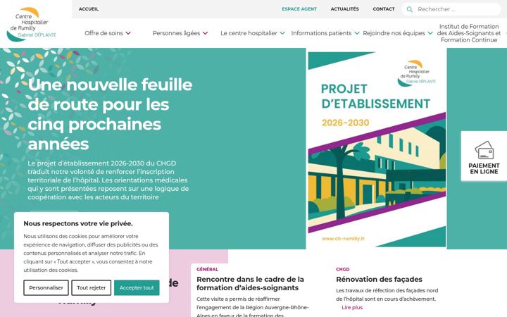 Zrzut ekranu ch-rumilly.fr