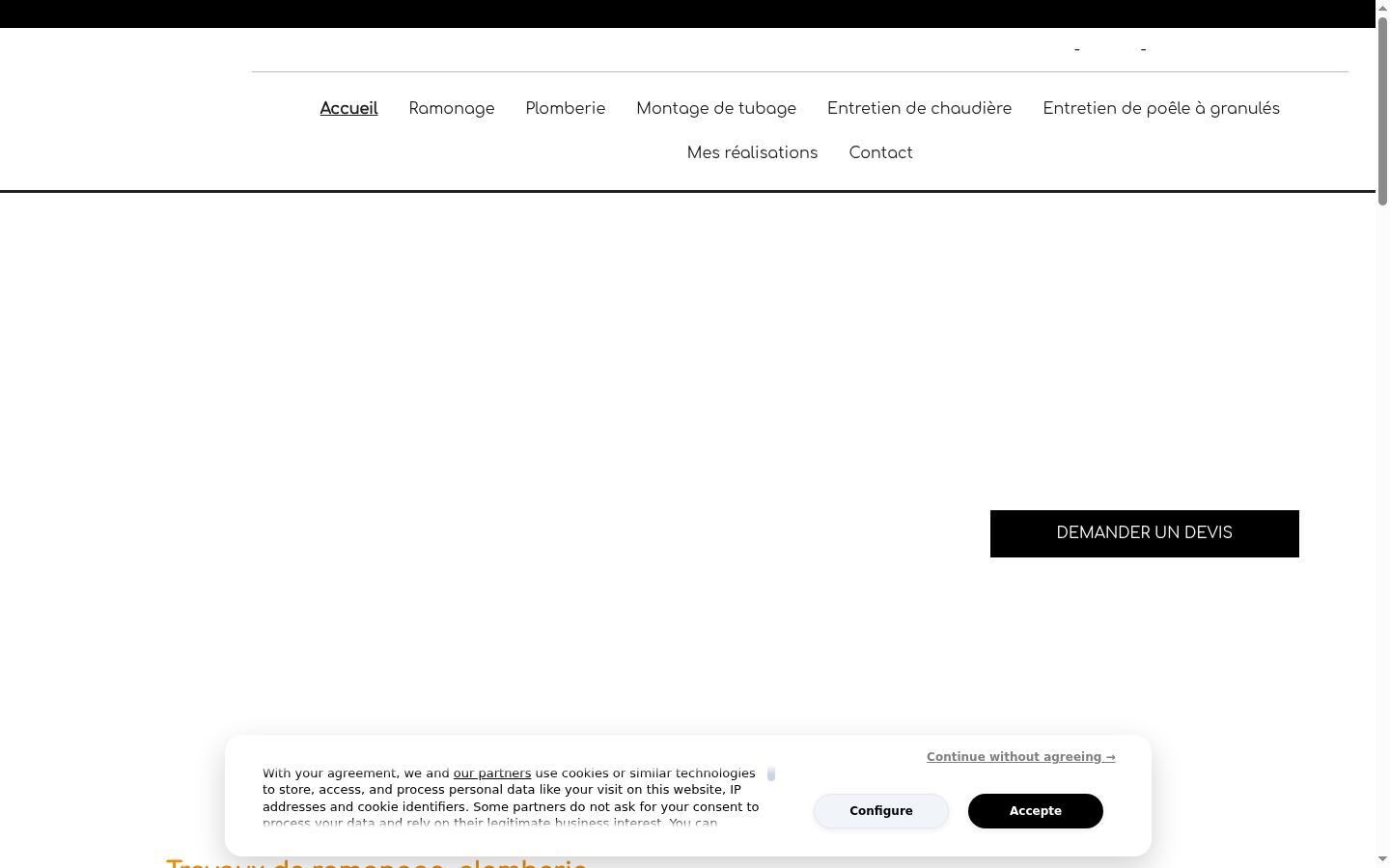 Sutikimo reklamjuostės, rodytos prieš bet kokią sąveiką, ekrano kopija