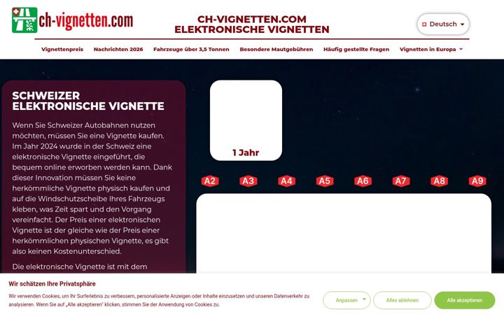 Screenshot of ch-vignetten.com
