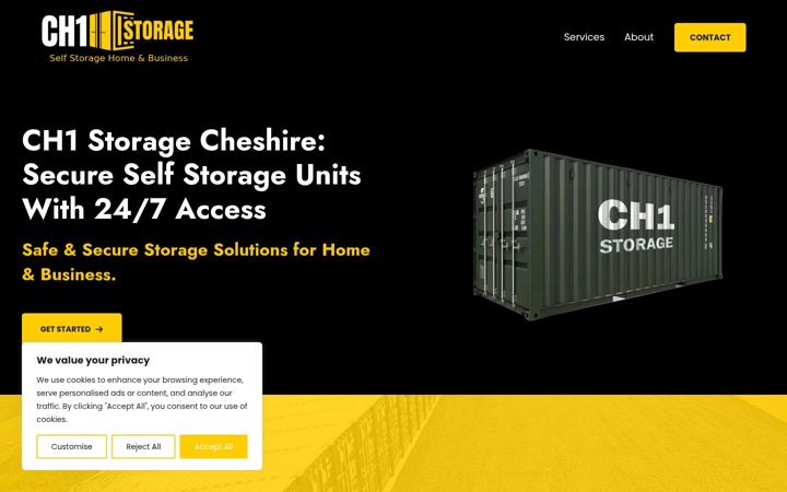 Képernyőkép: ch1storage.co.uk