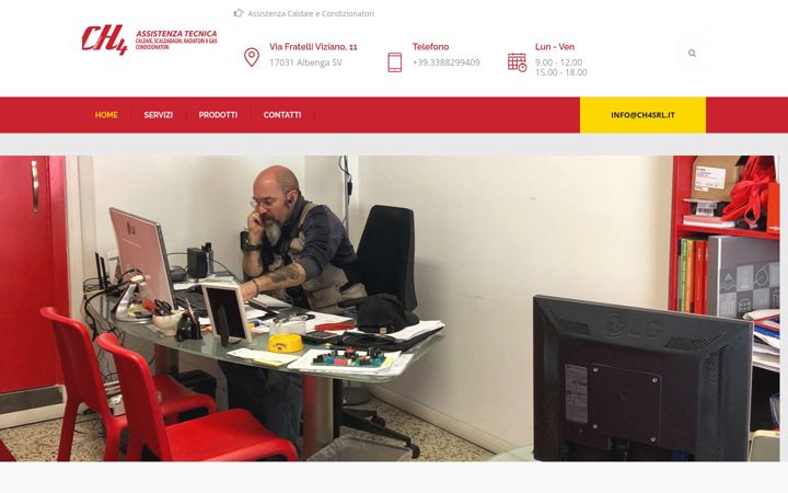 Screenshot of ch4srl.it