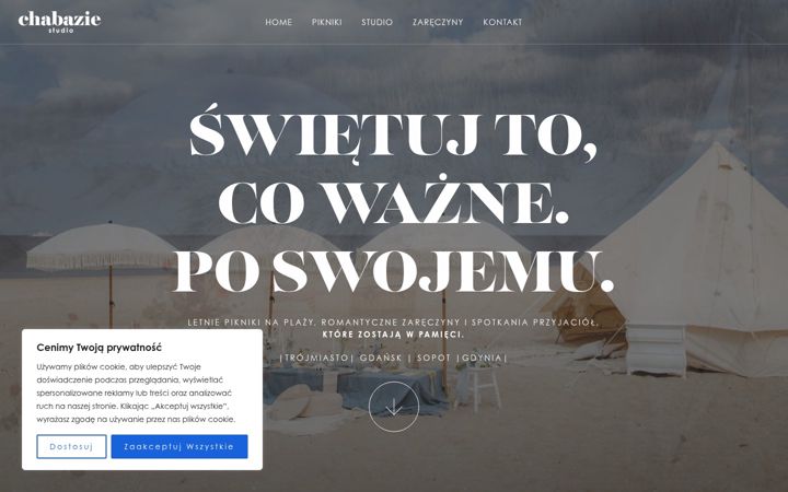 Screenshot ta' chabaziestudio.pl