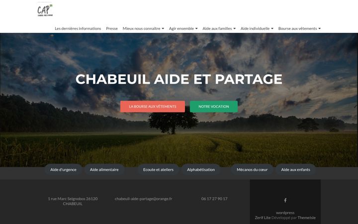 Screenshot of chabeuil-aide-partage.com