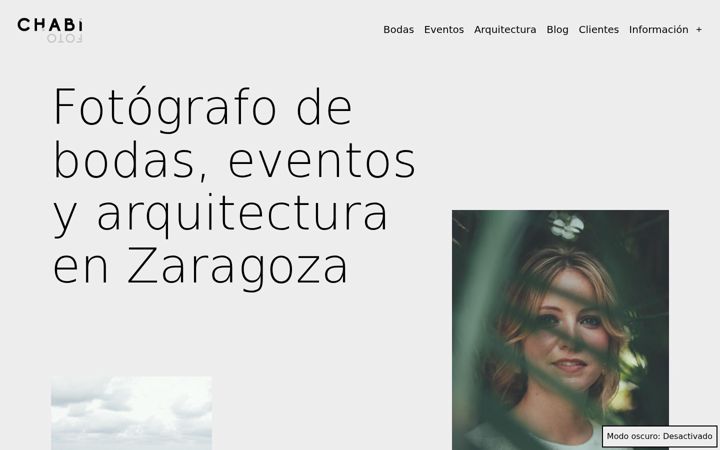 Screenshot of chabifotografia.es