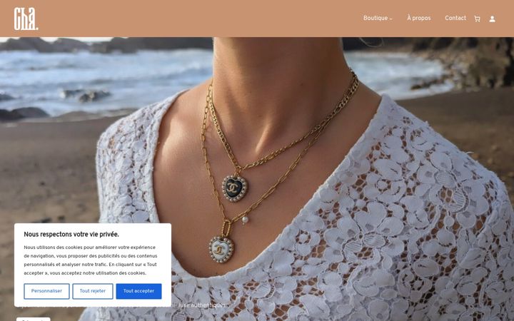 Screenshot of chabijoux.com