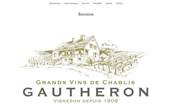 Screenshot of chablis-gautheron.com