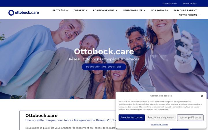 Screenshot of chabloz-ortho.com