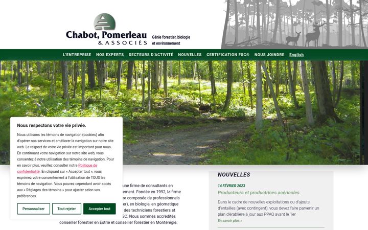 Screenshot of chabotpomerleauass.com