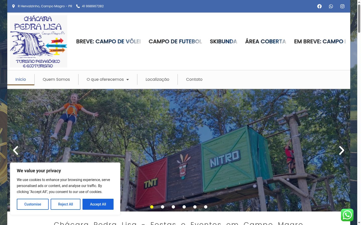 Sutikimo reklamjuostės, rodytos prieš bet kokią sąveiką, ekrano kopija