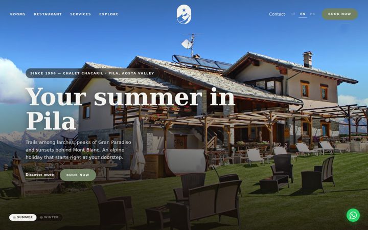 Screenshot of chacaril.com