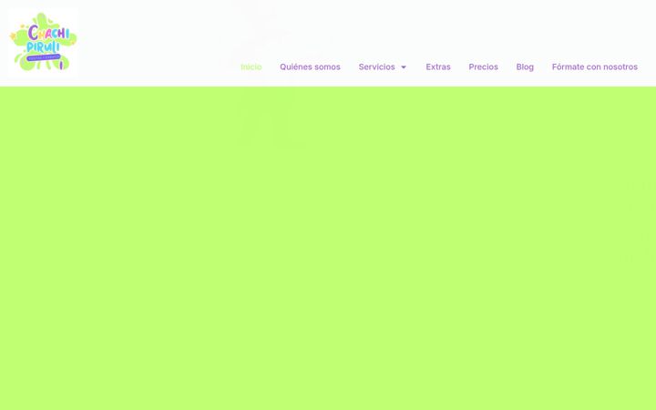 Screenshot of chachipirulianimaciones.com