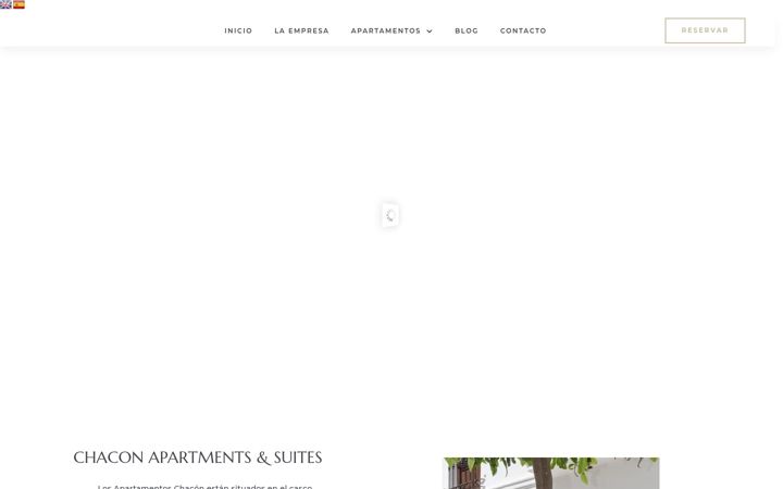 Screenshot of chaconapartments.es
