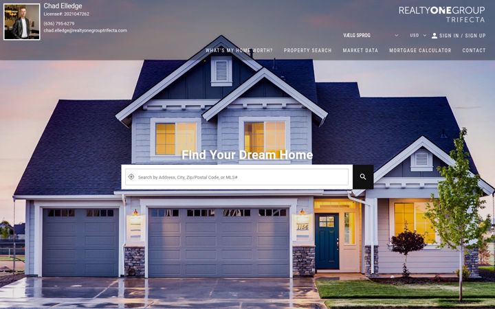 Screenshot of chadelledge-realtor.com