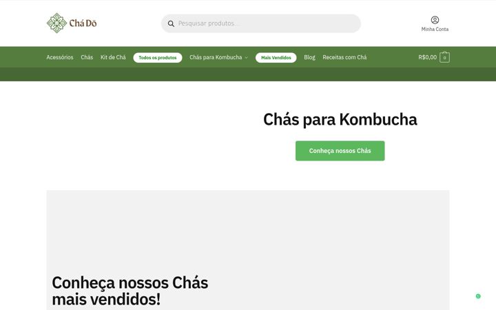 Captura de ecrã de chado.com.br